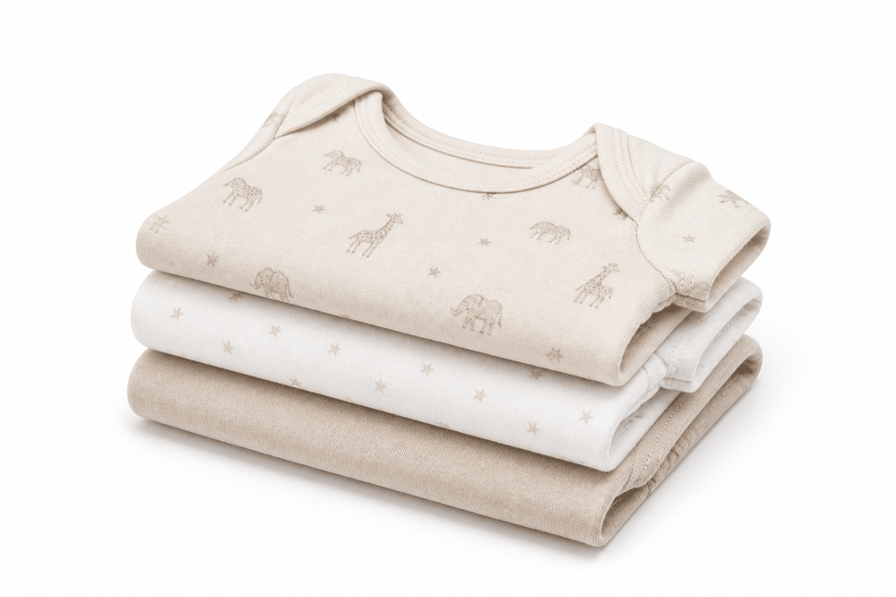 3pk Footless Sleepsuit — SS26 My First Girls