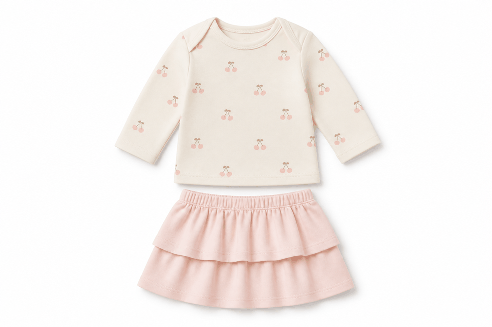 Two Piece Dress Set — SS26 Ma Cherie Newborn Girls