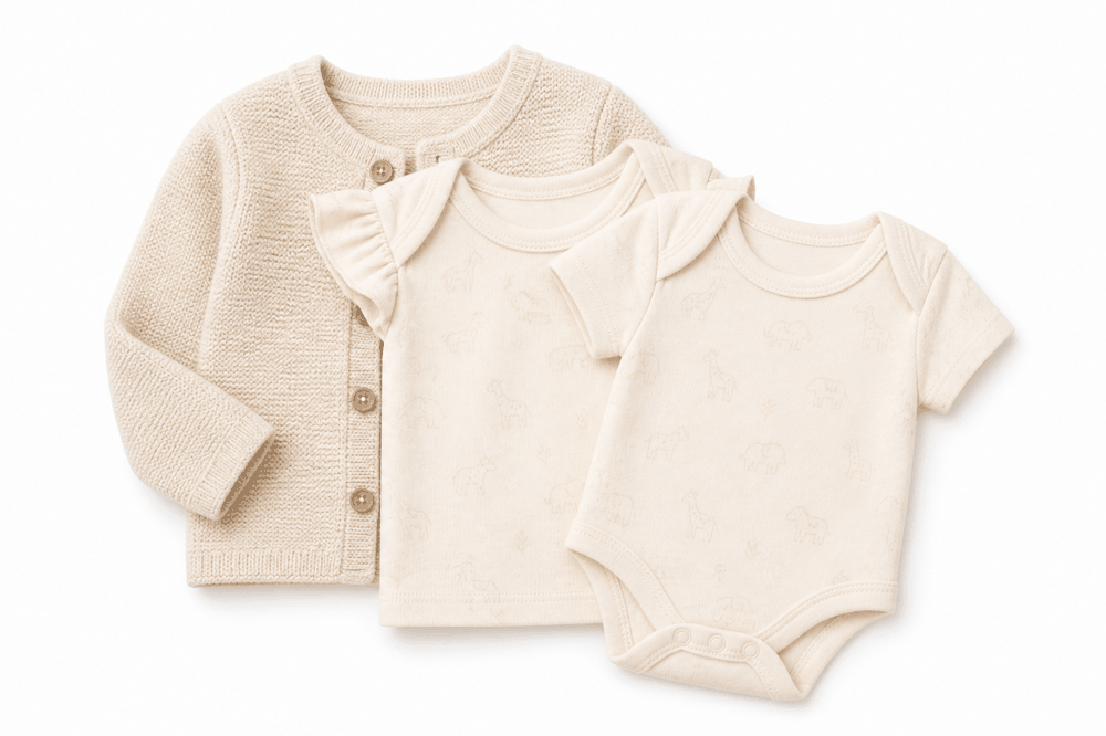 Cardigan + Top + Bodysuit Set — SS26 My First Girls