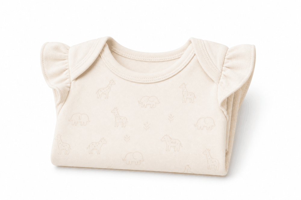 Puffed-Sleeve Graphic Tee — SS26 Mini Girls Island Charm