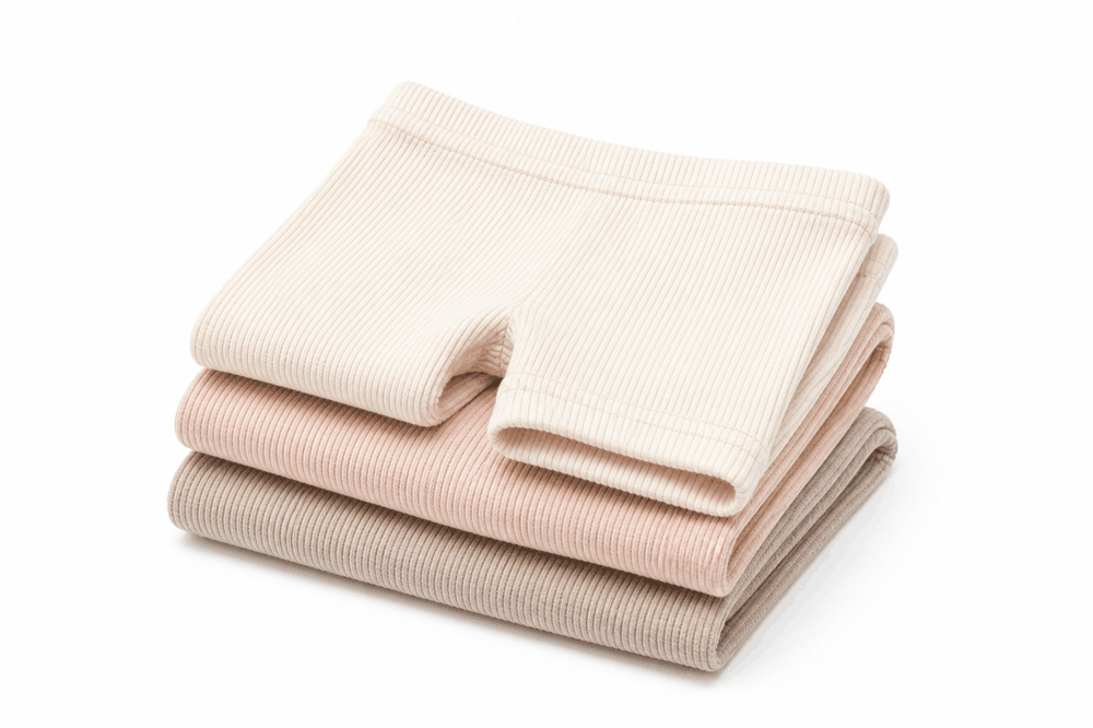 Ribbed Bike Shorts 3pk — SS26 Mini Girls Island Charm