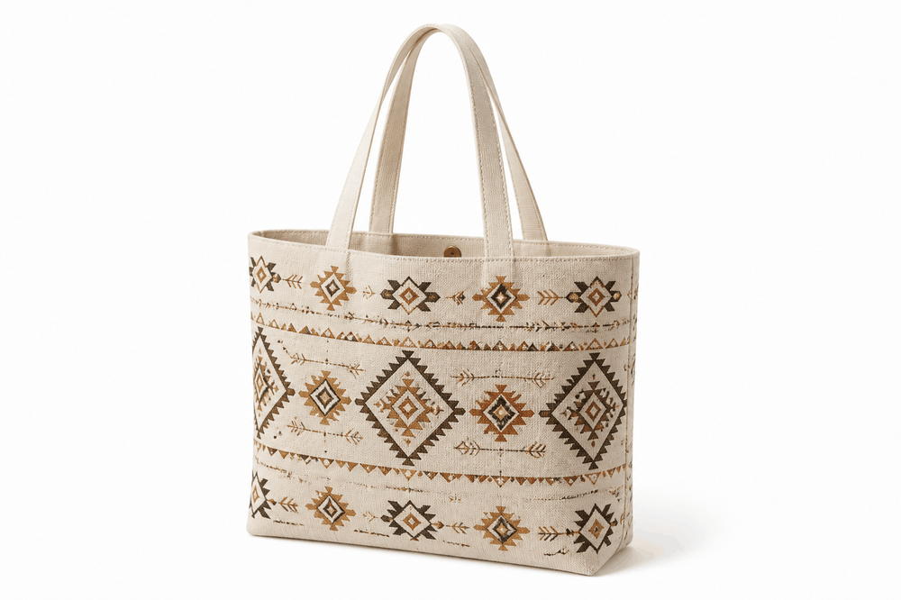 Tribal Print Tote Bag