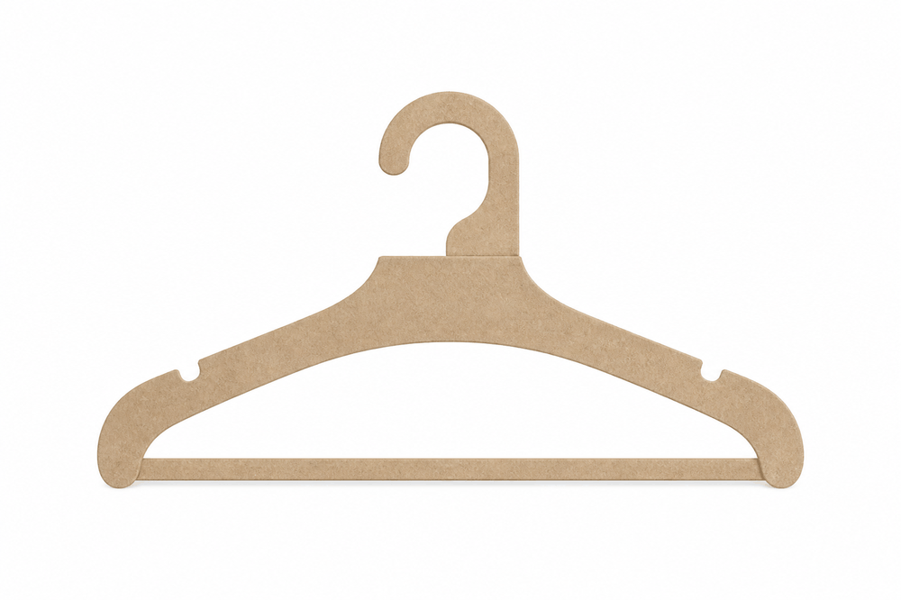 Hangers — 100% Cotton Recycled Paper, GRS certified, 3mm thickness