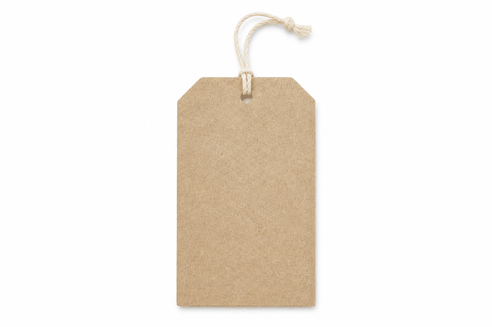 Hangtags — GRS recycled cotton paper hangtag