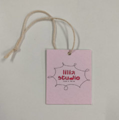 Hangtags — GRS recycled cotton paper hangtag (Style 2)