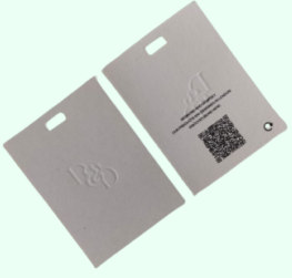 Hangtags — GRS recycled cotton paper hangtag (Style 5)