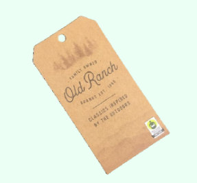 Hangtags — Recycled paper Hangtag FSC Certified (Style 1)