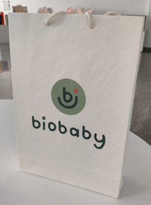 Shopping Bags — Cotton Recycled Board, GRS Certified (Style 1)