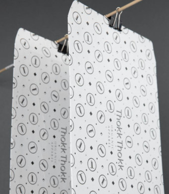 Shopping Bags — Cotton Recycled Board, GRS Certified (Style 2)