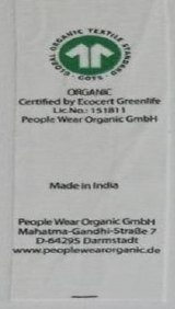 Labels — Labels made from 100% Organic cotton
